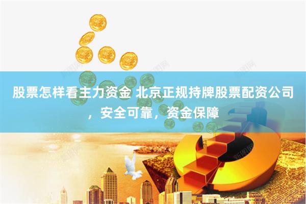 股票怎样看主力资金 北京正规持牌股票配资公司，安全可靠，资金保障