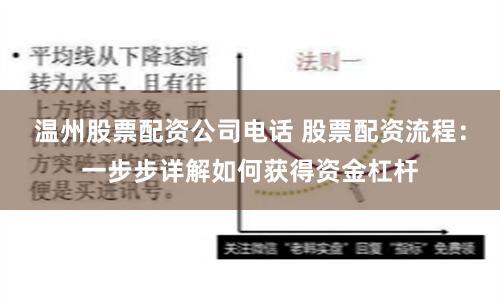 温州股票配资公司电话 股票配资流程：一步步详解如何获得资金杠杆