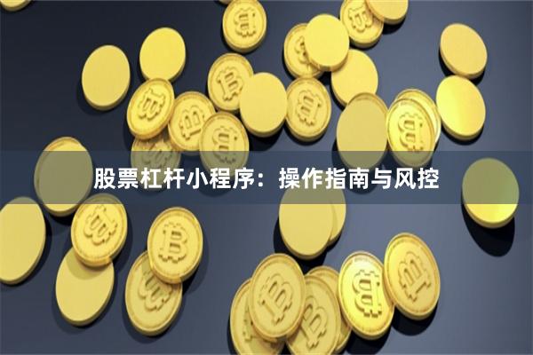 股票杠杆小程序：操作指南与风控